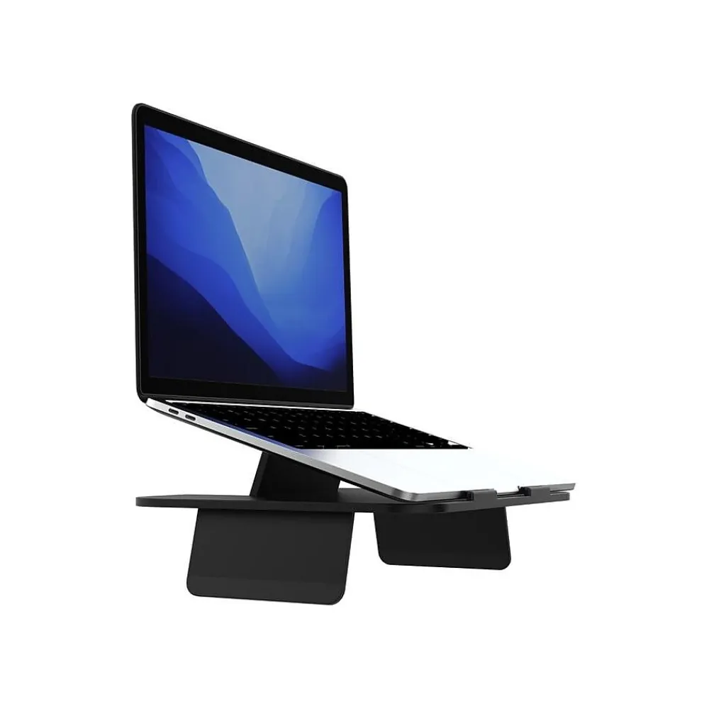 Elevate 10.94" x 10" Plastic Laptop Stand, (F101-ELBLK)<Function101