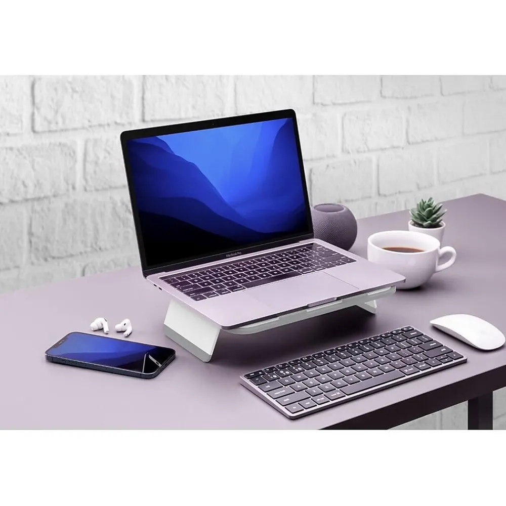 Elevate 10.94" x 10" Plastic Laptop Stand, (F101-ELWHP)<Function101 Sale