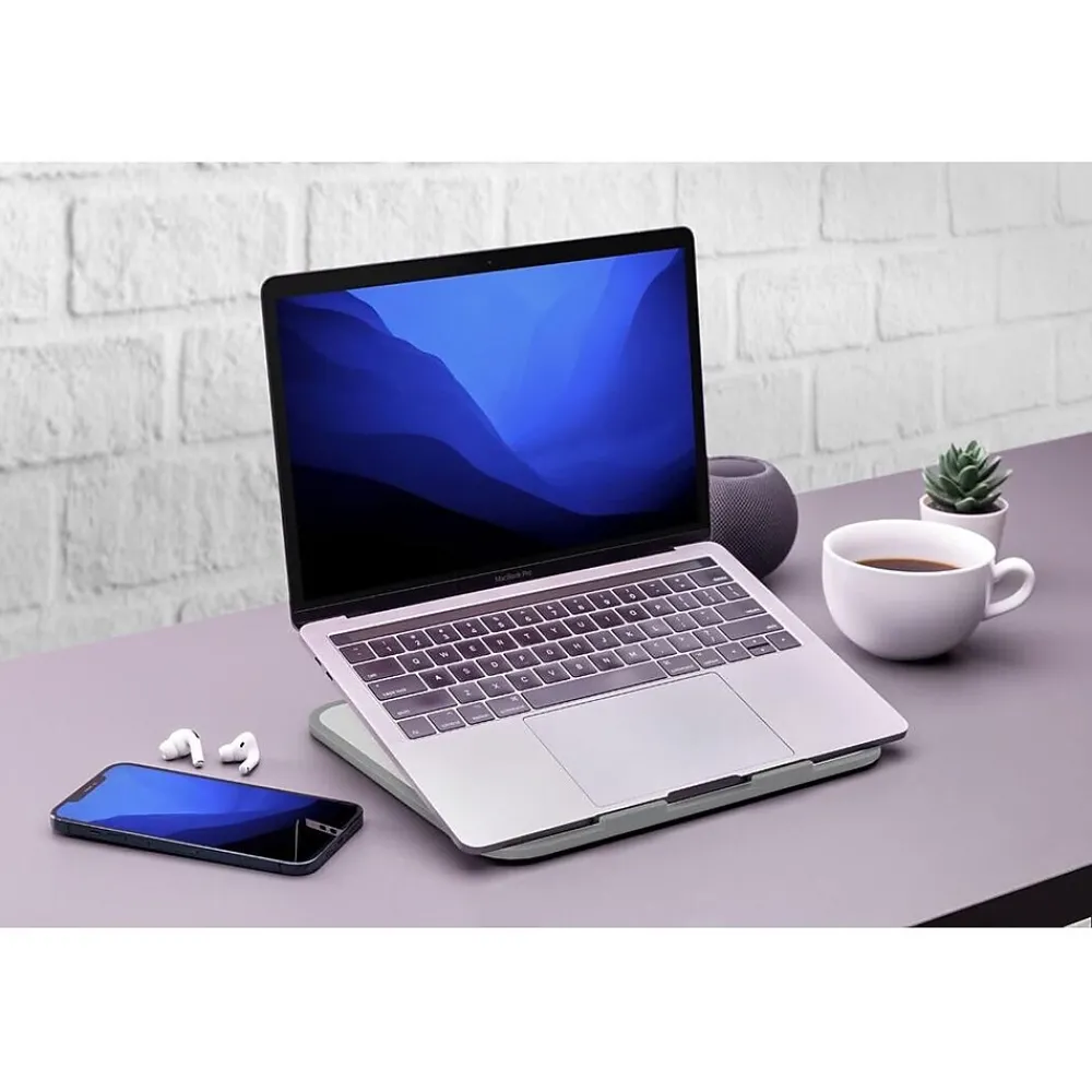 Elevate 10.94" x 10" Plastic Laptop Stand, (F101-ELWHP)<Function101 Sale