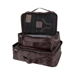 6-Piece Fabric Travel Pouch Set, Water Resistant, Espresso (27105-ESPRESSO)<G Force New
