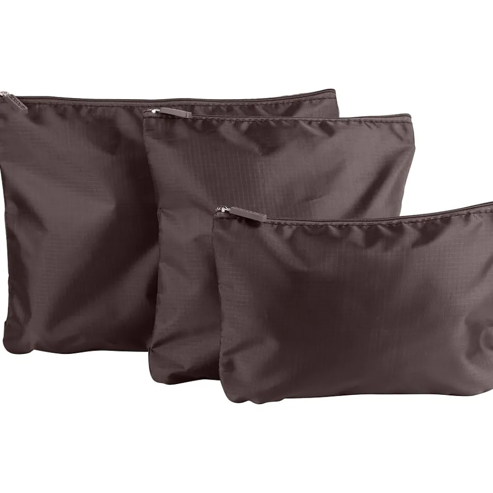 6-Piece Fabric Travel Pouch Set, Water Resistant, Espresso (27105-ESPRESSO)<G Force New