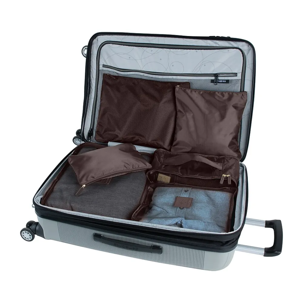 6-Piece Fabric Travel Pouch Set, Water Resistant, Espresso (27105-ESPRESSO)<G Force New