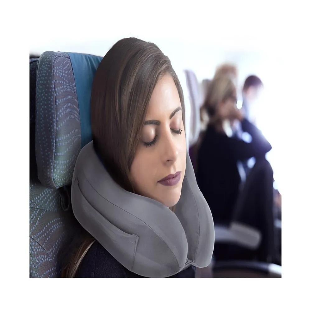 3-Piece Travel Comfort Earplugs and Eye Mask, Gray, 3/Set (36002)<G Force Best