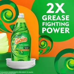 Ultra Liquid Dish Soap, Original Scent, 38 oz. (74346)<Gain Best