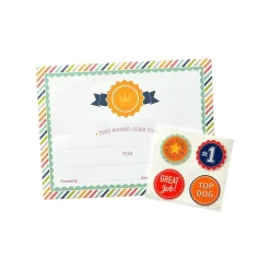 Awards & Certificates*Gartner Studios Certificates, 8.5" x 11", Orange/Blue/White/Green, 12/Pack (73865)