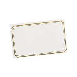 Awards & Certificates*Gartner Studios Certificates, 5" x 8", Gold/White, 10/Pack(73871)