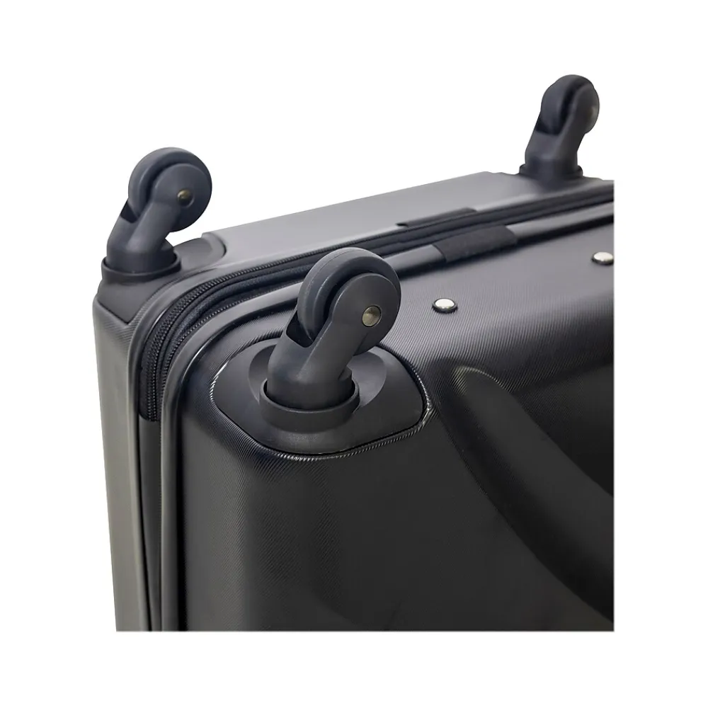 Hardside Spinner Luggage Set, Black (GB23-2)<Geoffrey Beene Best