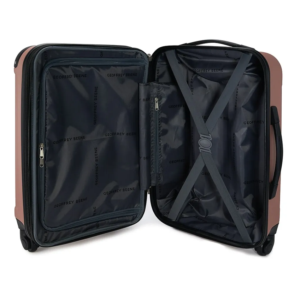 4-Piece Hardside Spinner Luggage Set, Pink (GB316-4)<Geoffrey Beene