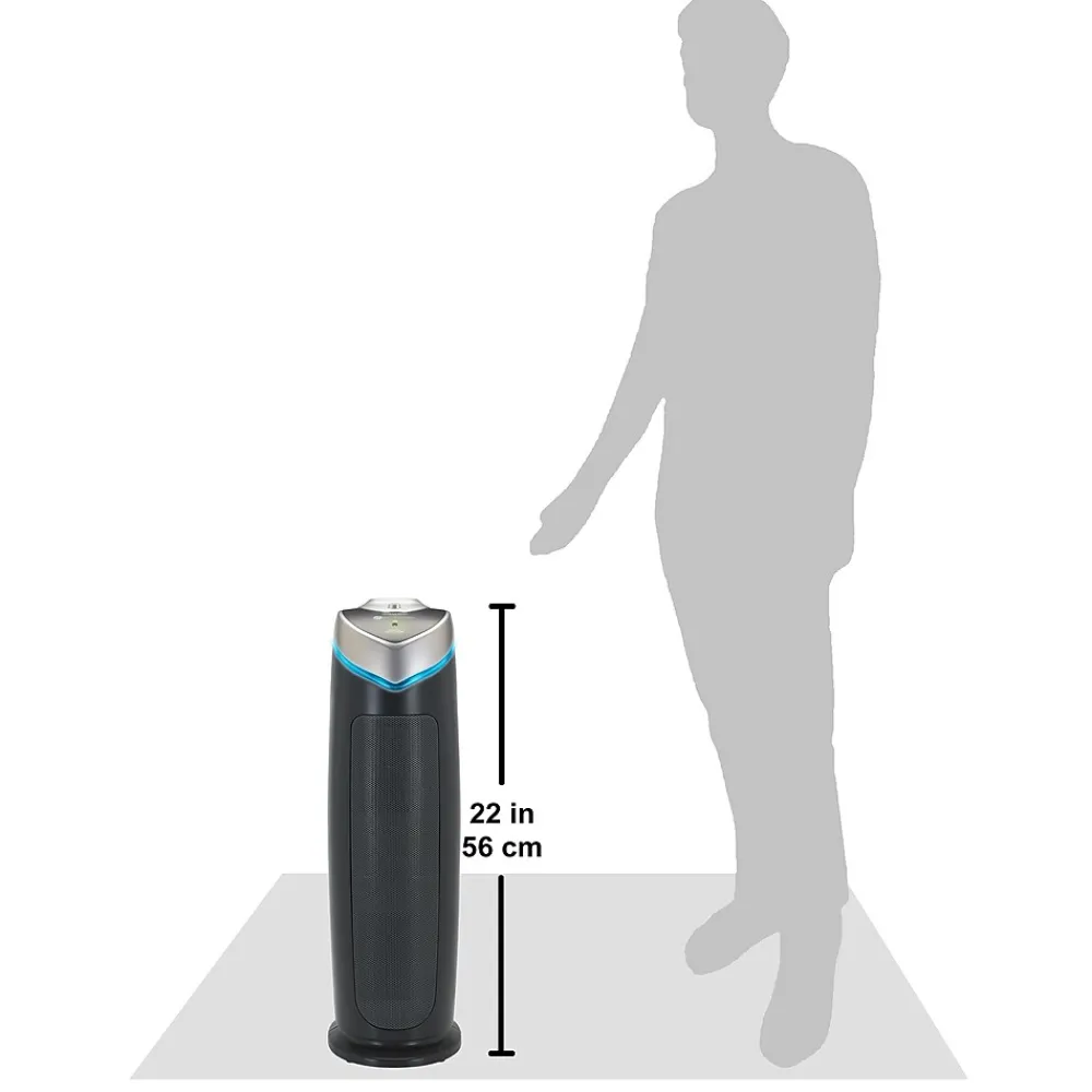 GermGuardian 4-in-1 Energy Star HEPA Tower Air Purifier, (AC4825DLX)