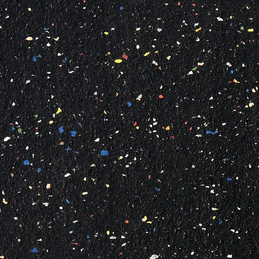Bulletin*Ghent 4' H x 8' W Recycled Bulletin Board with Aluminum Frame, Confetti (ATR48-CF)