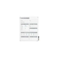 Dry Erase*Ghent Harmony Patient Room Glass Dry-Erase Whiteboard, 3'H x 2'W (GRPHMYRN11P-23)