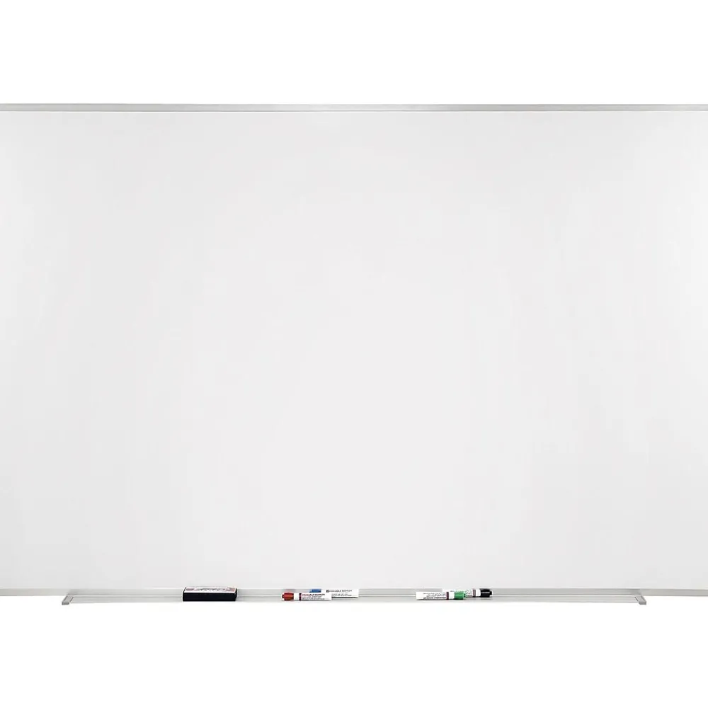 Dry Erase*Ghent M1 Series Porcelain Dry-Erase Whiteboard, Aluminum Frame, 10' x 4' (M1-410-4)