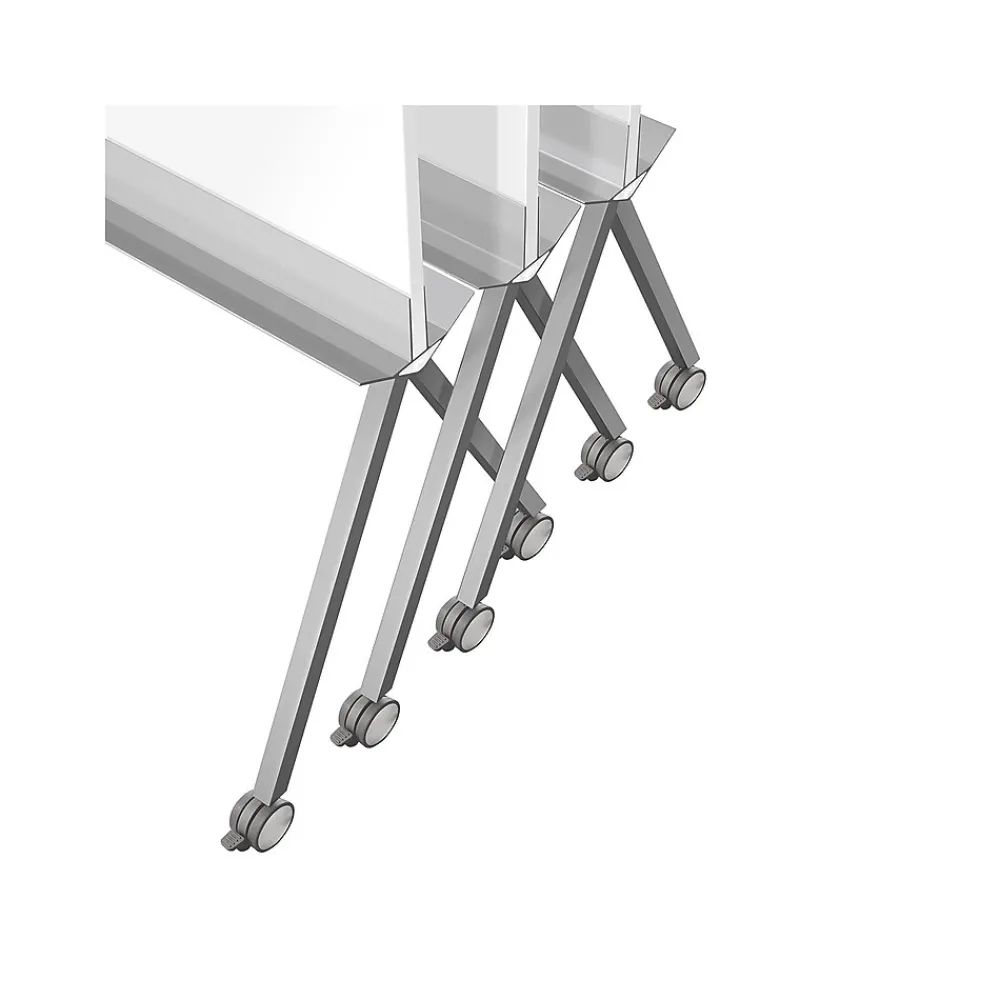 Dry Erase*Ghent Roam Laminate Dry-Erase Whiteboard, Aluminum Frame, 4' x 3' (RM36SAWHN)