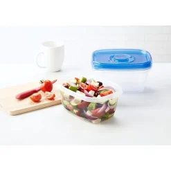 Glad ® Deep Dish Containers, 64 Oz., 3/Pack (70045)