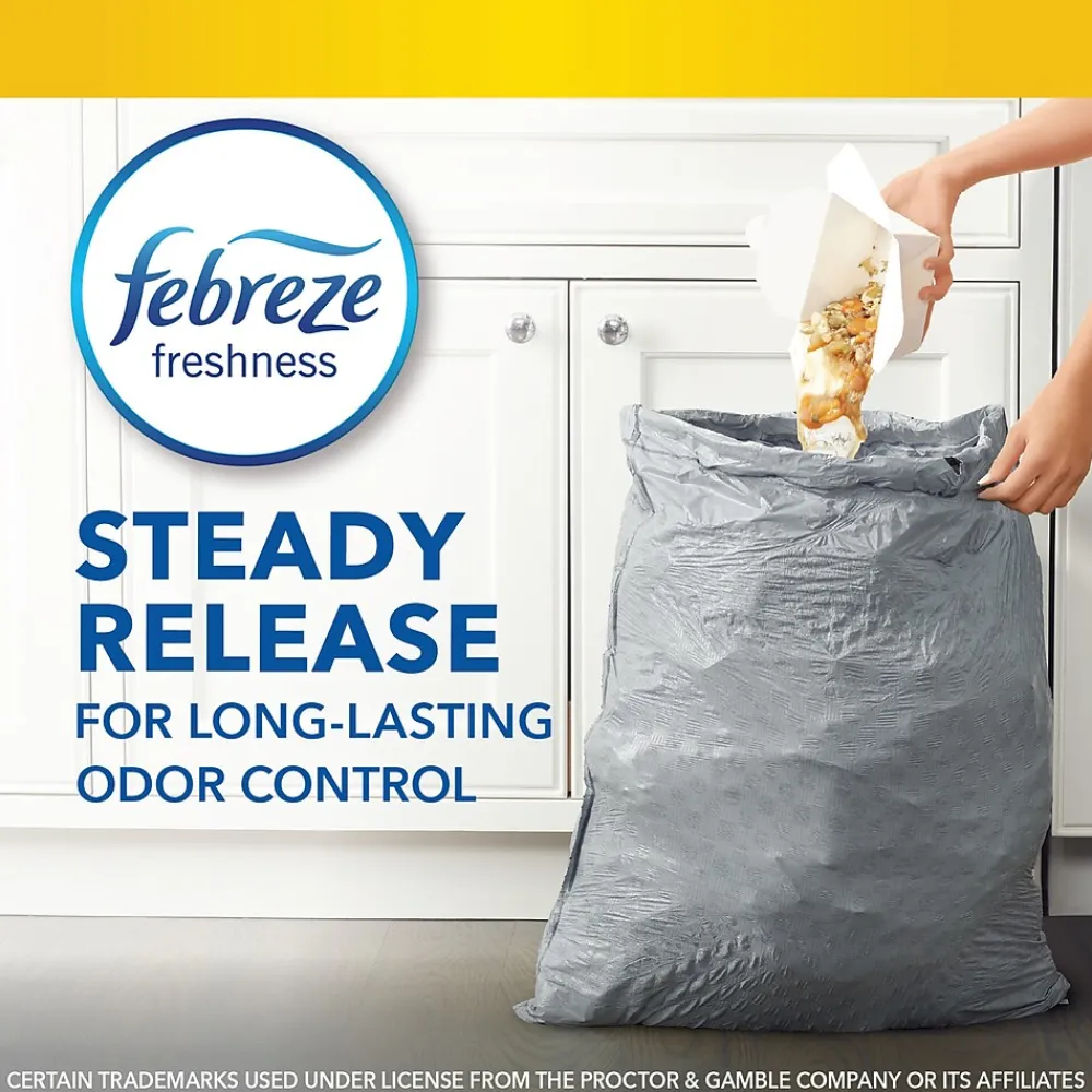 ForceFlex OdorShield 13 Gallon Kitchen Trash Bag, 23.75" x 25.4", Low Density, 0.72 mil, Gray, 120 Bags/Box (79158)<Glad Outlet