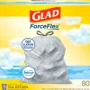 ForceFlex Tall Kitchen Drawstring Trash Bags, 13 Gallon, Fresh Clean scent with Febreze Freshness, 80/Box(78534)<Glad Best