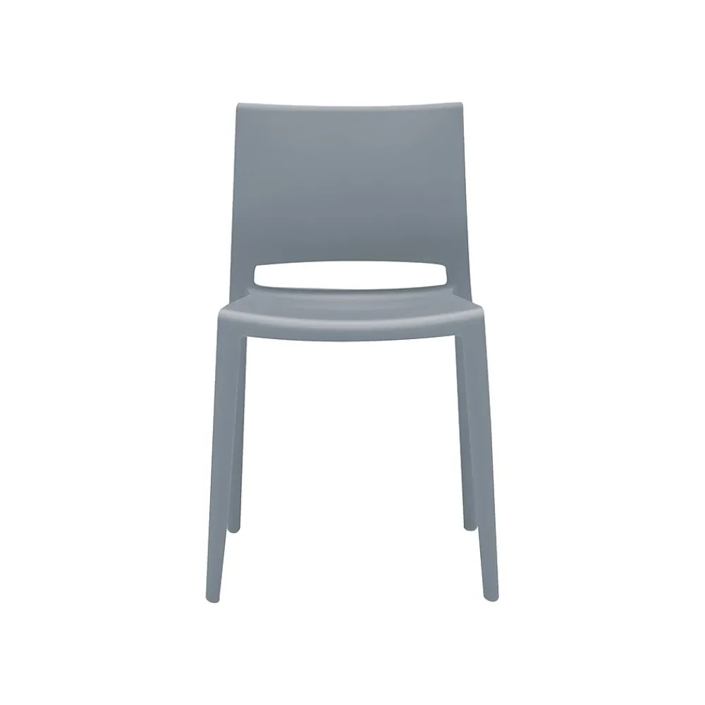 Folding & Stacking*Global Bakhita Polypropylene Banquet/Reception Chair, Alloy 4/Carton (6751ALY)