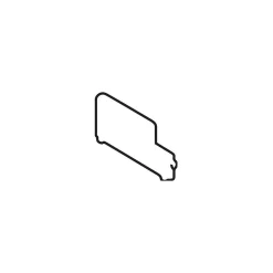 File Cabinets*Global Plate Dividers for Lateral Files, Gray