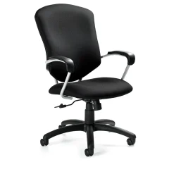 Office Chairs*Global Supra Urban Fabric High Back Tilter Chair, Ocean Blue