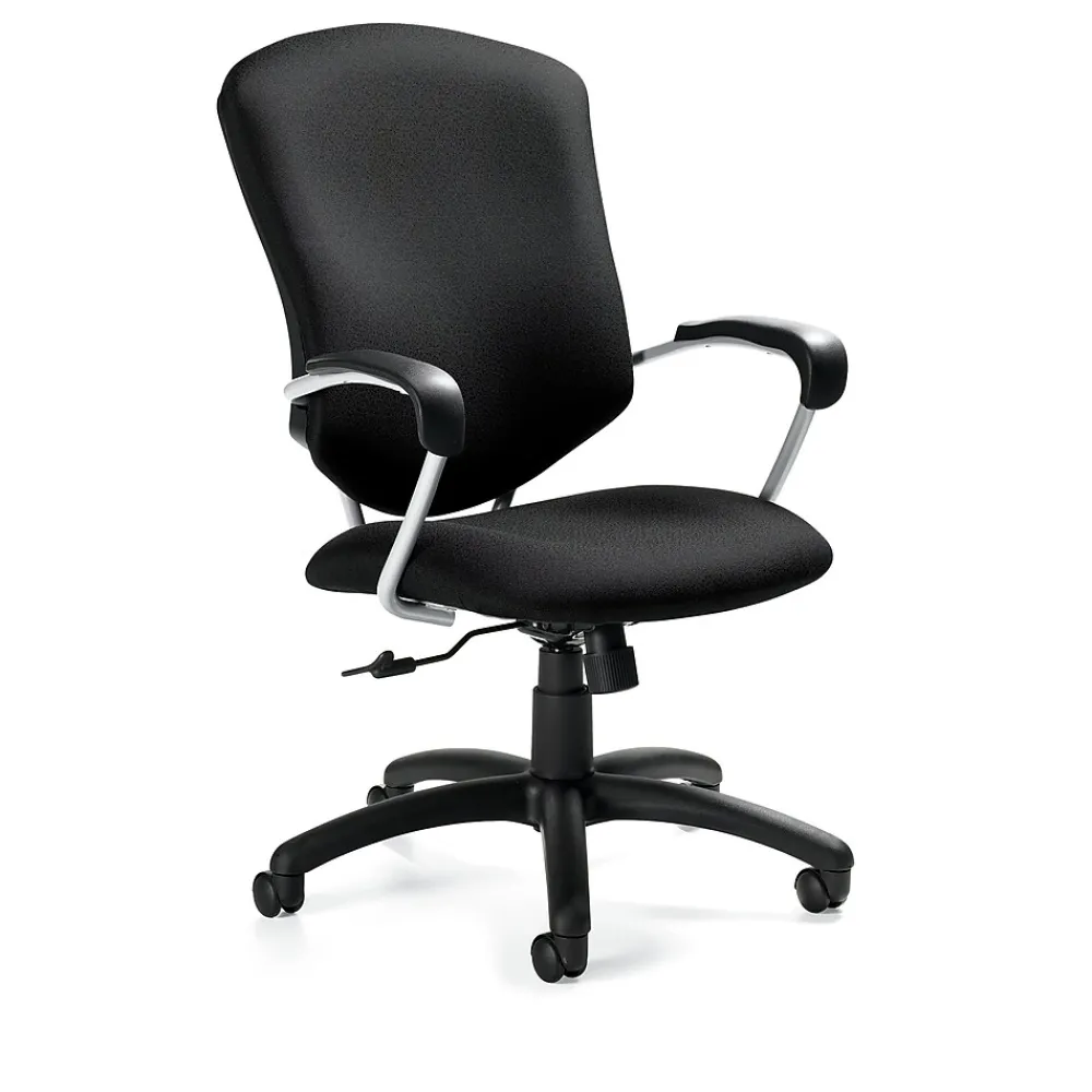 Office Chairs*Global Supra Urban Fabric High Back Tilter Chair, Brown Ridge