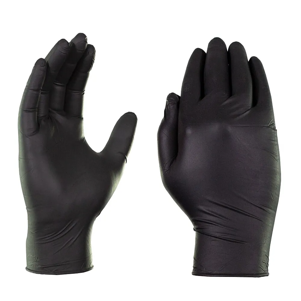GWBEN Nitrile Exam Gloves, 2X-Large, Black, 100/Box, 10 Boxes/Carton (GWBEN49100XX)<GloveWorks Sale