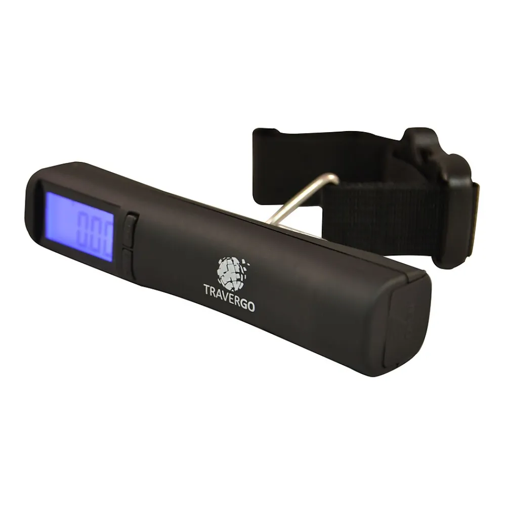 Travergo Luggage Scale, Black (TR1320BK)<Go Green Power