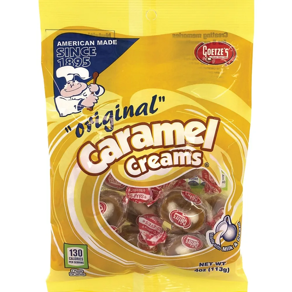 Goetze's Vanilla Caramel Creams Caramels, 4 oz, 12 (258-00006)