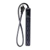 GoGreen Power 6 Outlet Mini Surge Protector, 2' Cord, White (GG-16103MIN)