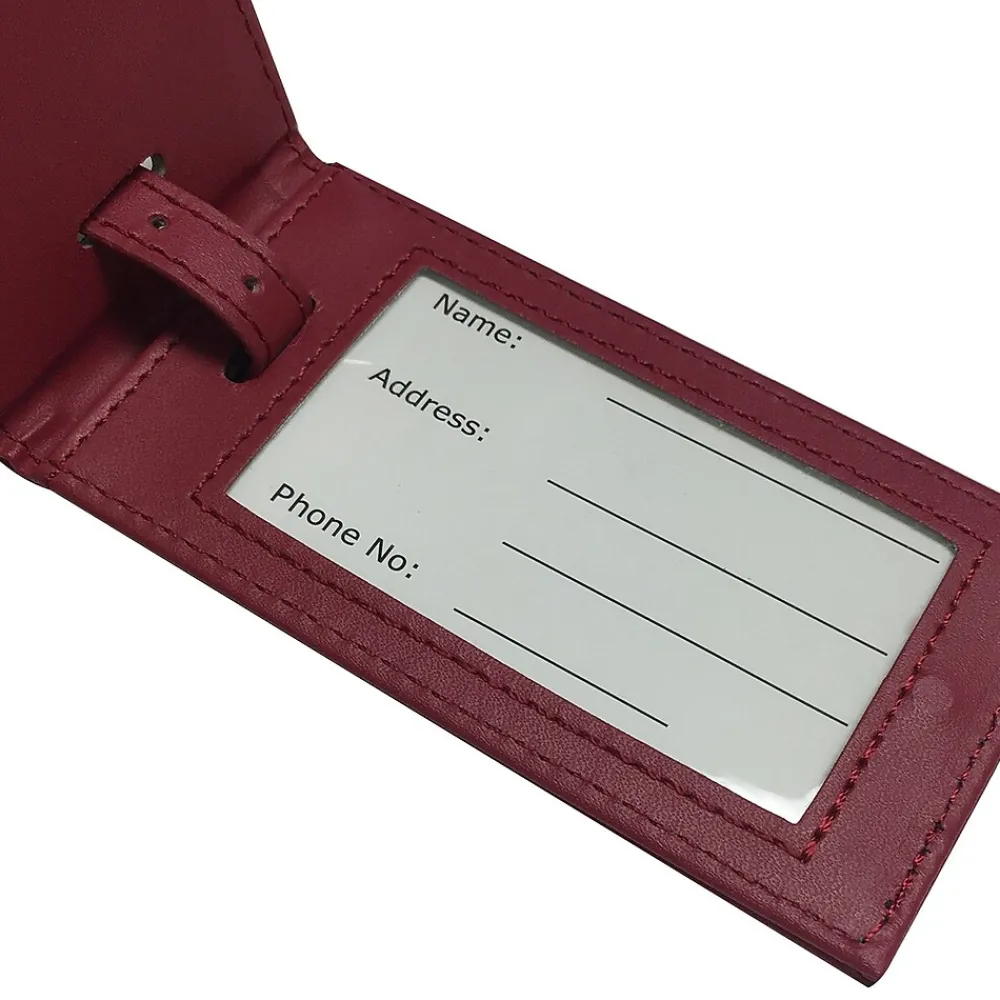 Travergo Luggage Tag, Red (TR1260RD)<GoGreen Power Online