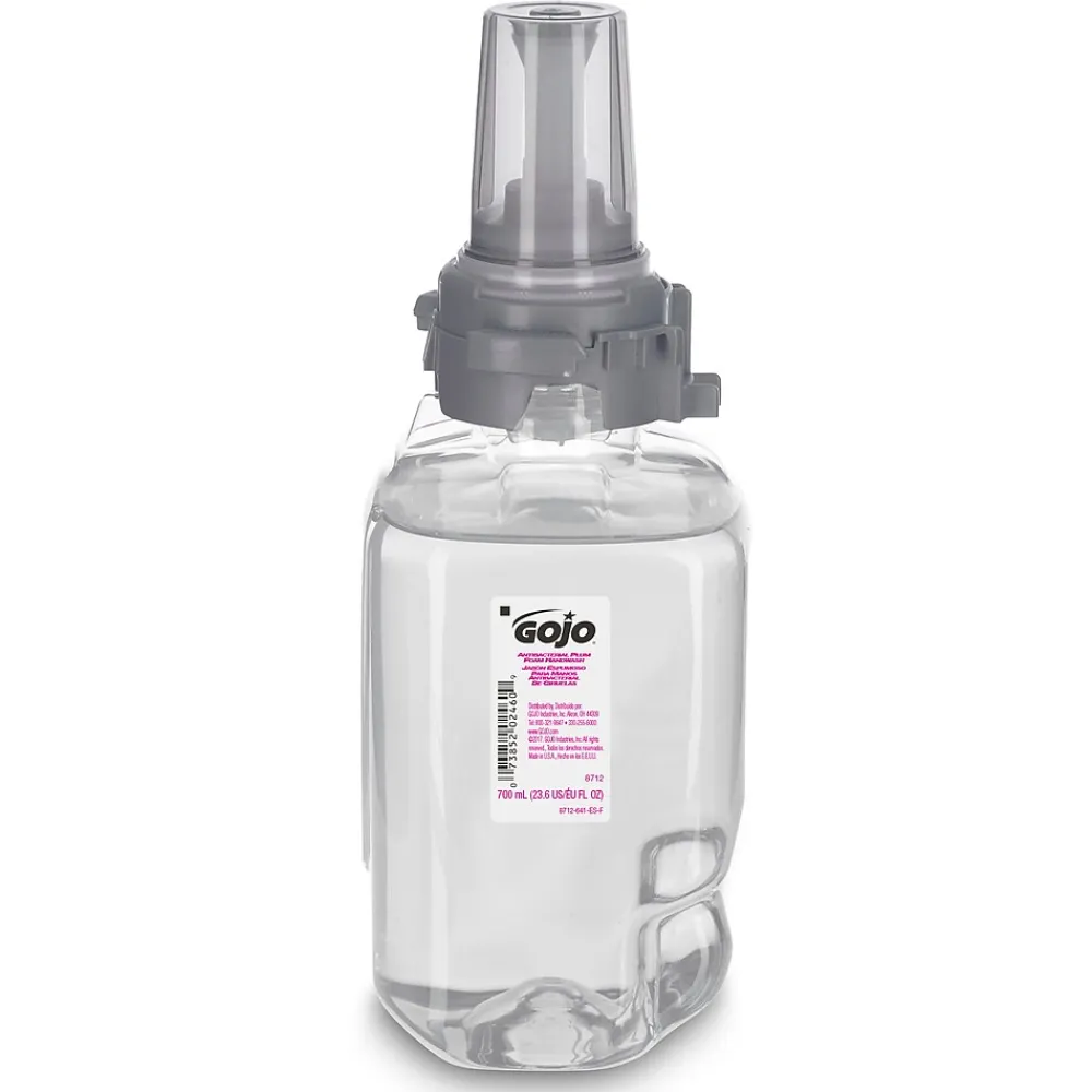 Antibacterial Foaming Hand Soap Refill for ADX-12 Dispenser, Plum Scent, 1250 mL, 3/Carton (8812-03)<GOJO