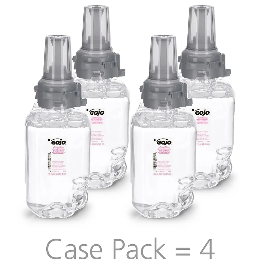 Foaming Hand Soap Refill for ADX-7 Dispenser, 23.6 oz., 4/Carton (8711-04)<GOJO Sale
