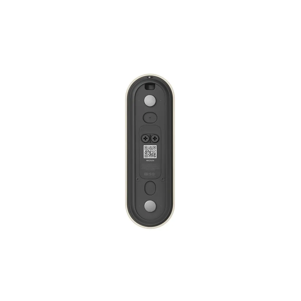 Google Nest Wired Smart Video Doorbell Security Camera, Beige (6747378)