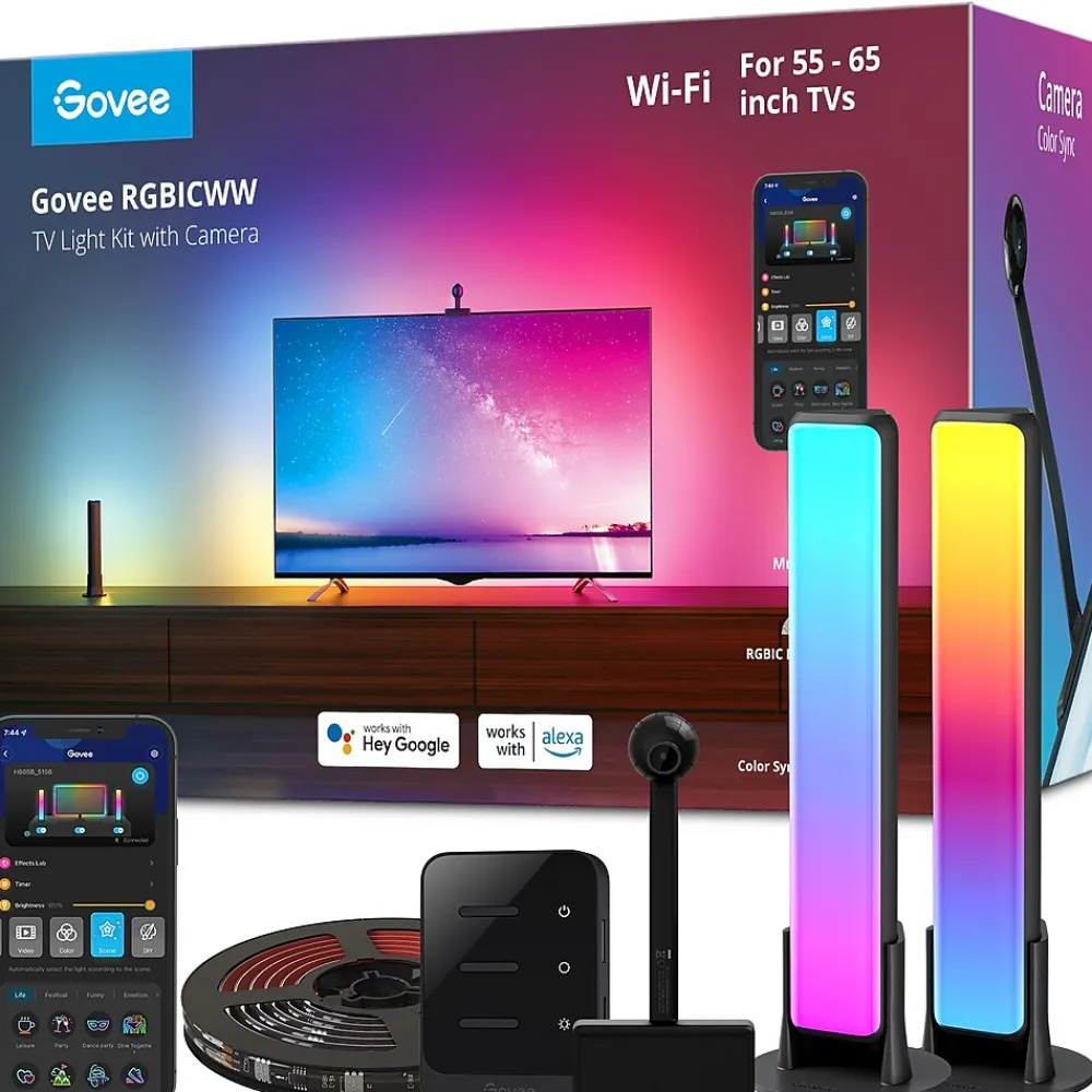 Govee DreamView T1 Pro Multicolor LED TV Backlight (B605DA11)