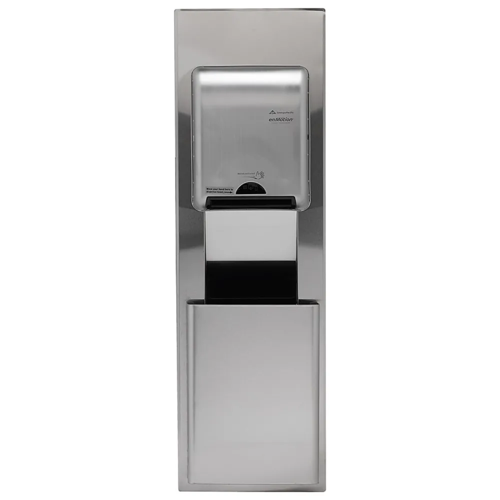 GP PRO™ Recessed California Building Code Compliant Trash Receptacle for 12" Cavaties, Stainless (59453)<enmotion