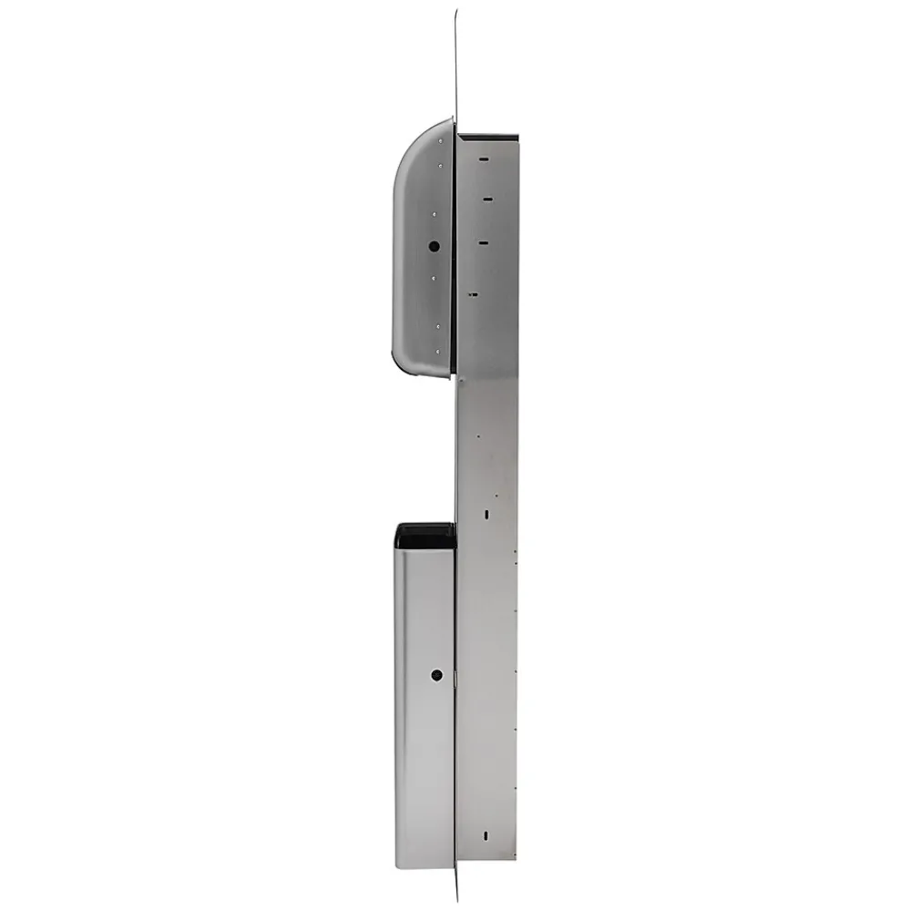 GP PRO™ Recessed California Building Code Compliant Trash Receptacle for 12" Cavaties, Stainless (59453)<enmotion