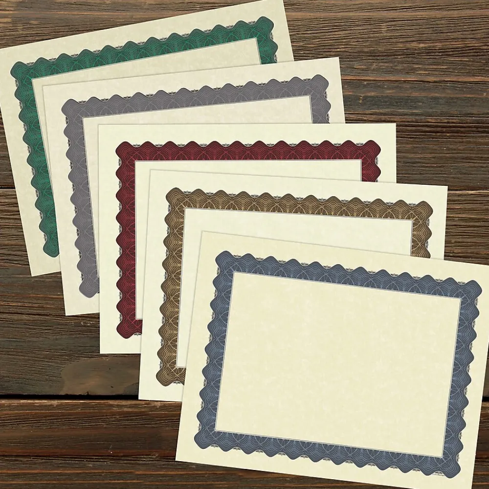 Awards & Certificates*Great Papers Certificate Kits, 9.375" x 12", Multicolor, 25 Kits/Pack (2013317)