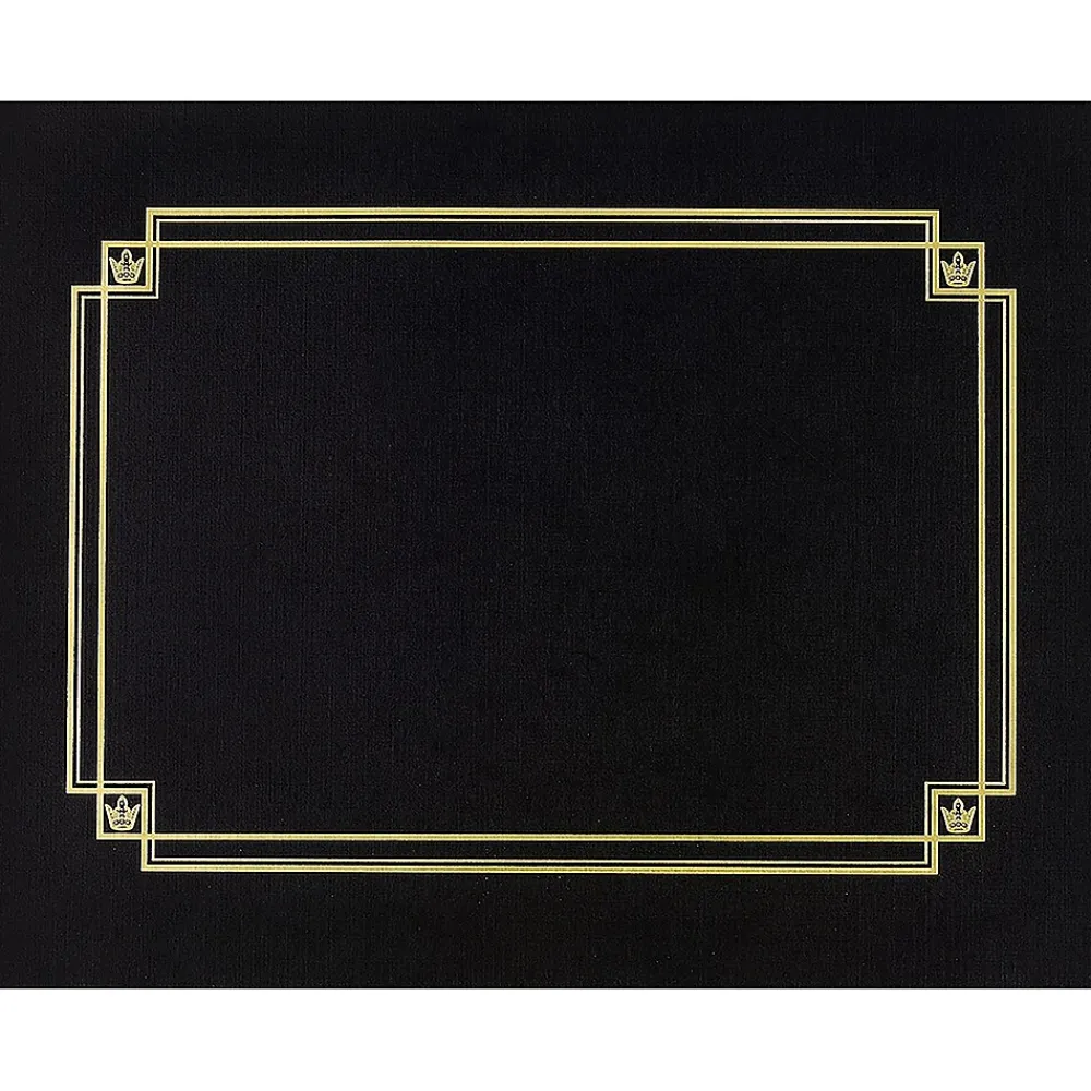 Awards & Certificates*Great Papers Certificate Holders, 12", Black, 3/Pack (938603)