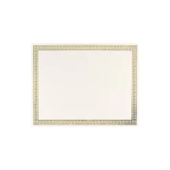 Awards & Certificates*Great Papers Channel Border Foil Recognition Certificates, 8.5" x 11", 12/Pack (963070)
