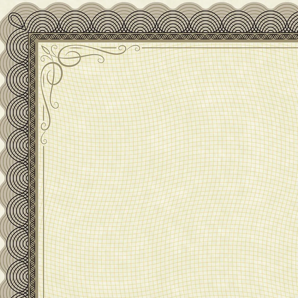 Awards & Certificates*Great Papers Classic Parchment Certificates, 8.5" x 11", Beige/Brown, 25/Pack (2020000)