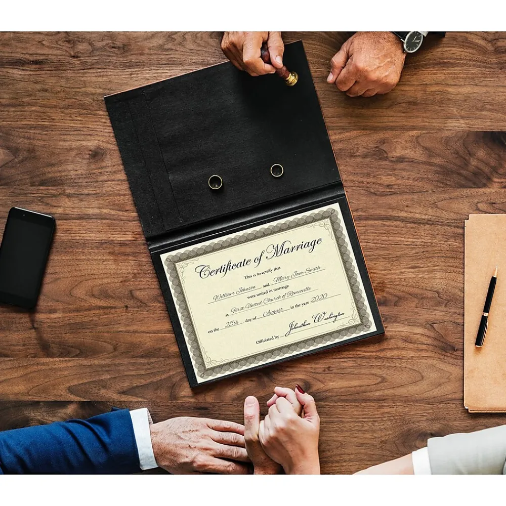 Awards & Certificates*Great Papers Classic Parchment Certificates, 8.5" x 11", Beige/Brown, 25/Pack (2020000)