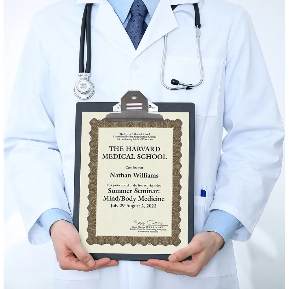 Awards & Certificates*Great Papers Matte Certificates, 8.5" x 11", Beige/Gold, 100/Pack (934000)