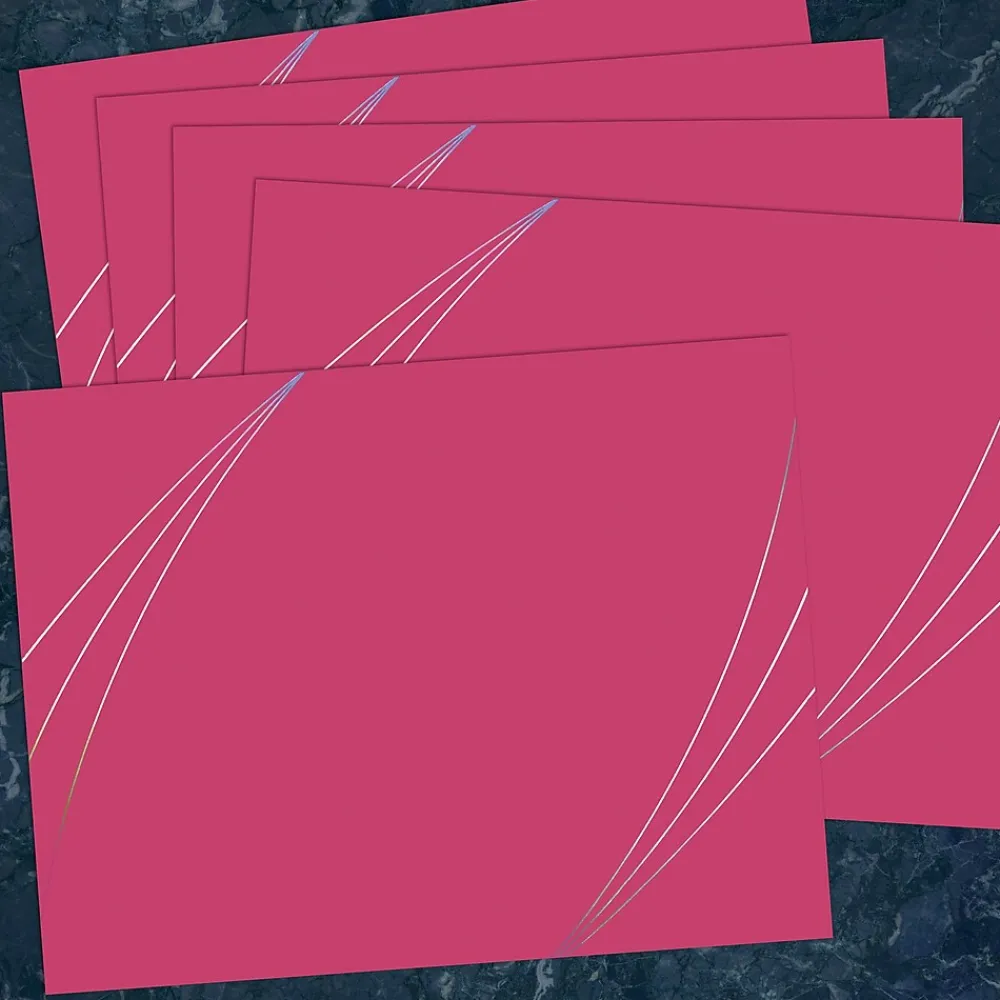 Awards & Certificates*Great Papers Petal Touch Certificate Holders, 9.34" x 12", Pink, 5/Pack (2019000)