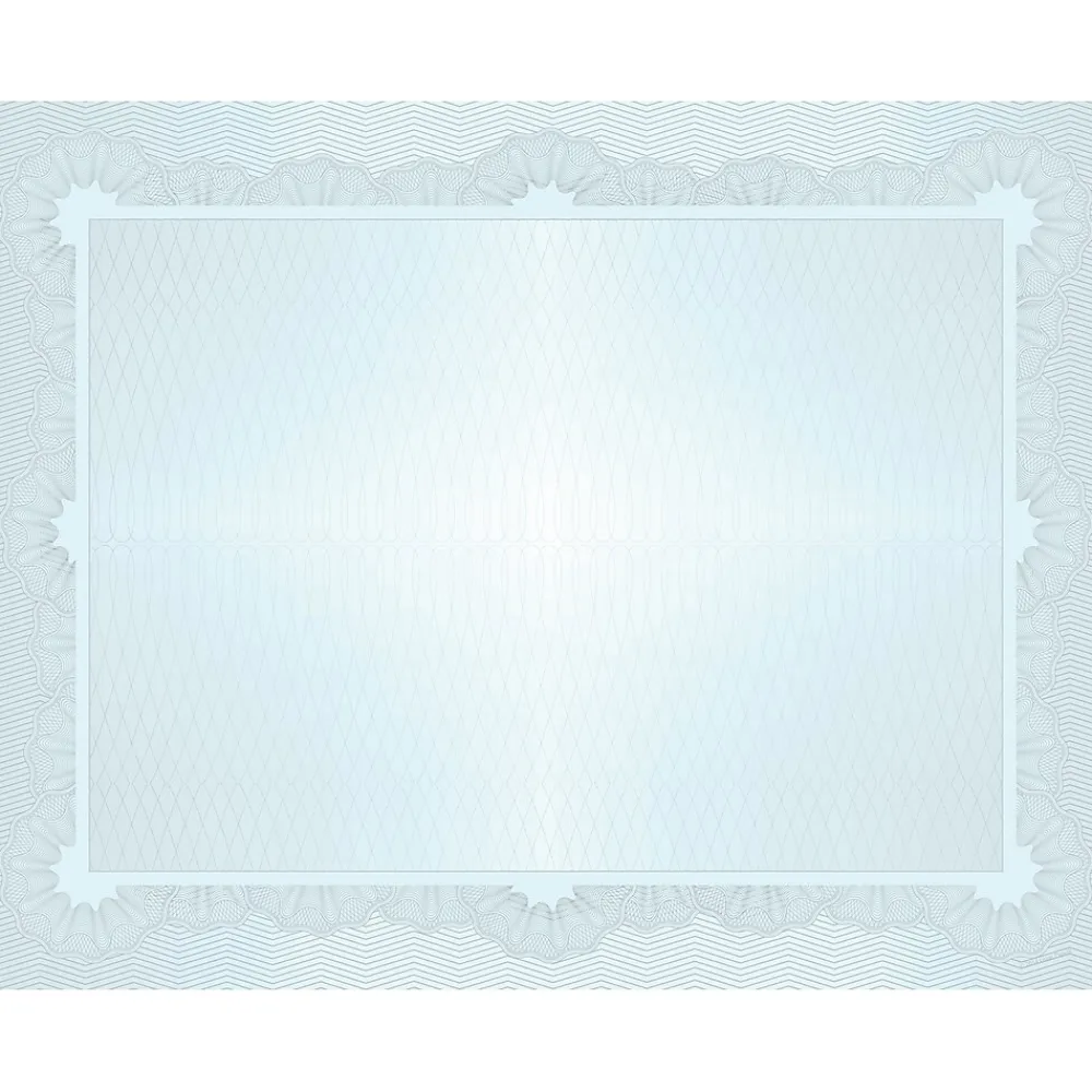 Awards & Certificates*Great Papers Value Certificates, 8.5" x 11", Grand Blue, 50/Pack (2014027)