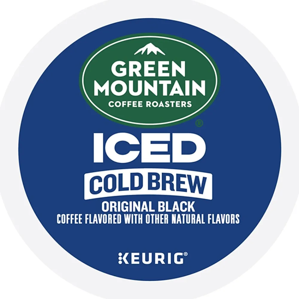 Green Mountain Coffee Roasters Classic Black Iced Coffee Keurig® K-Cup® Pods, Medium Roast, 80/Carton (5000372042CT)