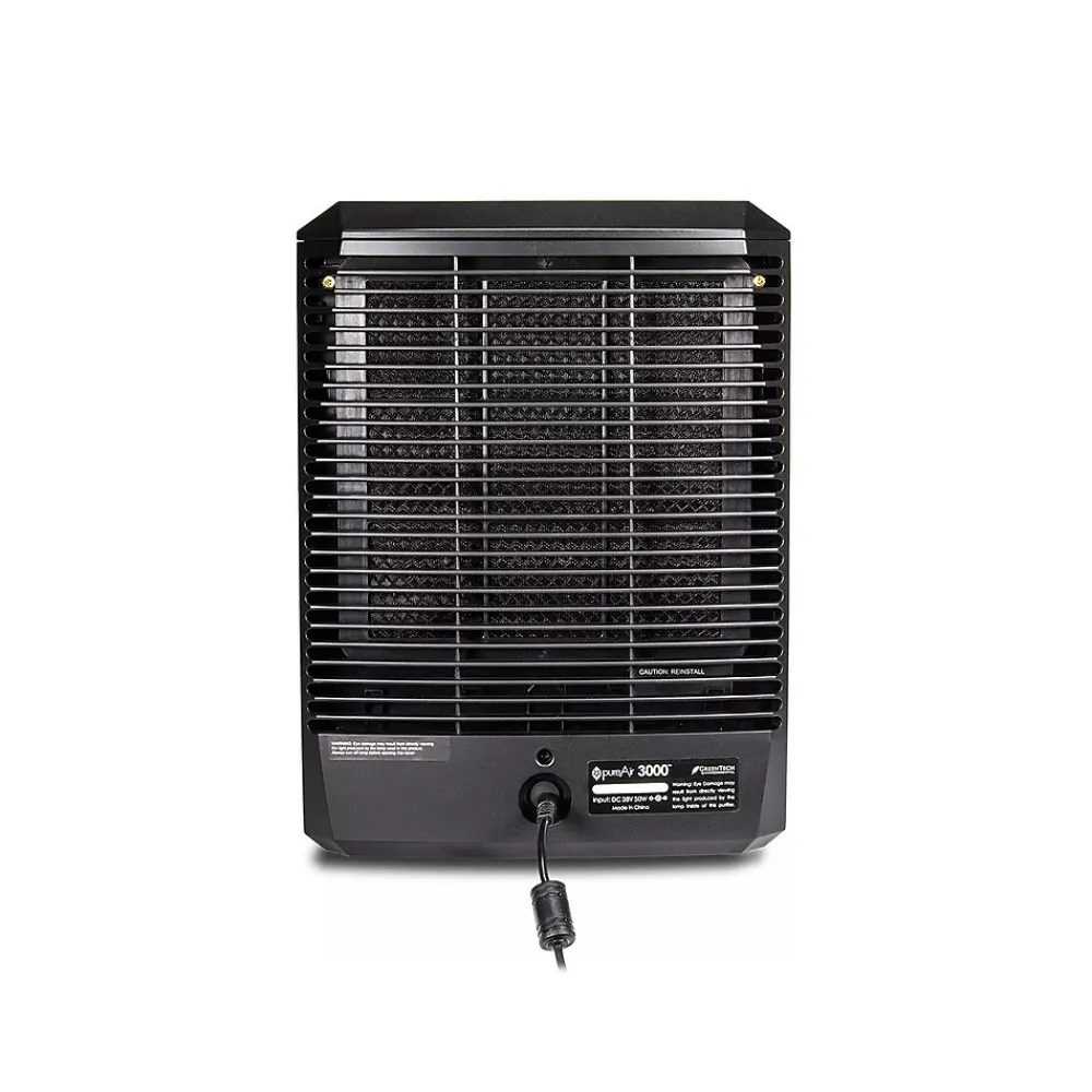 Delta Children GreenTech Environmental pureAir Photocatalytic Oxidation Console Air Purifier, Black (1X1362)
