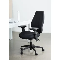 Office Chairs*Gry Mattr + ergoCentric airCentric3 Task Chair, Extra Long Seat, Black (AIR3STXL)