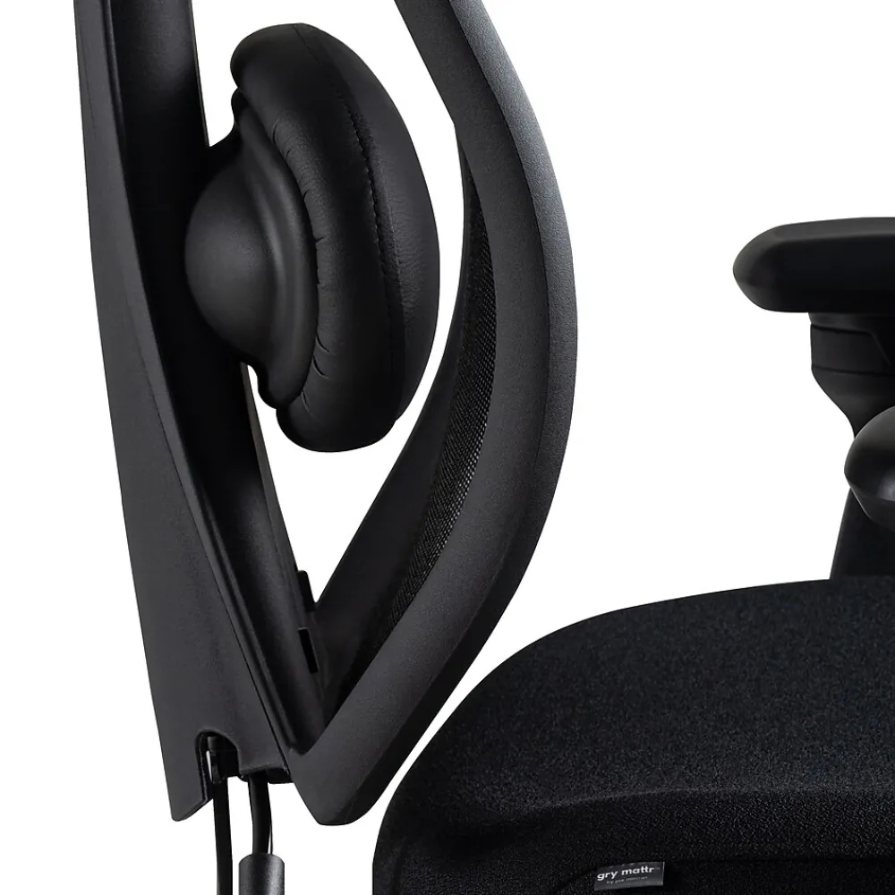 Office Chairs*Gry Mattr + ergoCentric sCentric Hybrid Task Chair, Black (sCentricST)