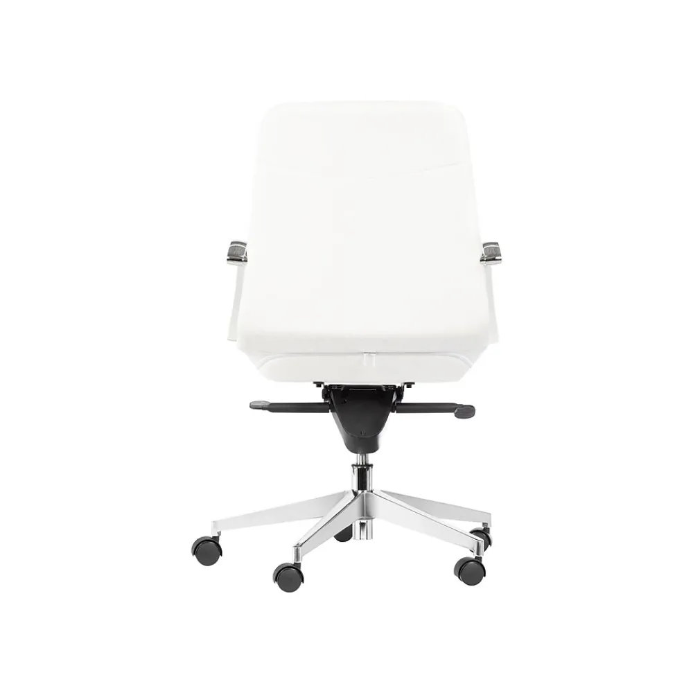 Office Chairs*Gry Mattr Capsule Ergonomic Faux Leather Swivel Task Chair, White (GMCC-00852)
