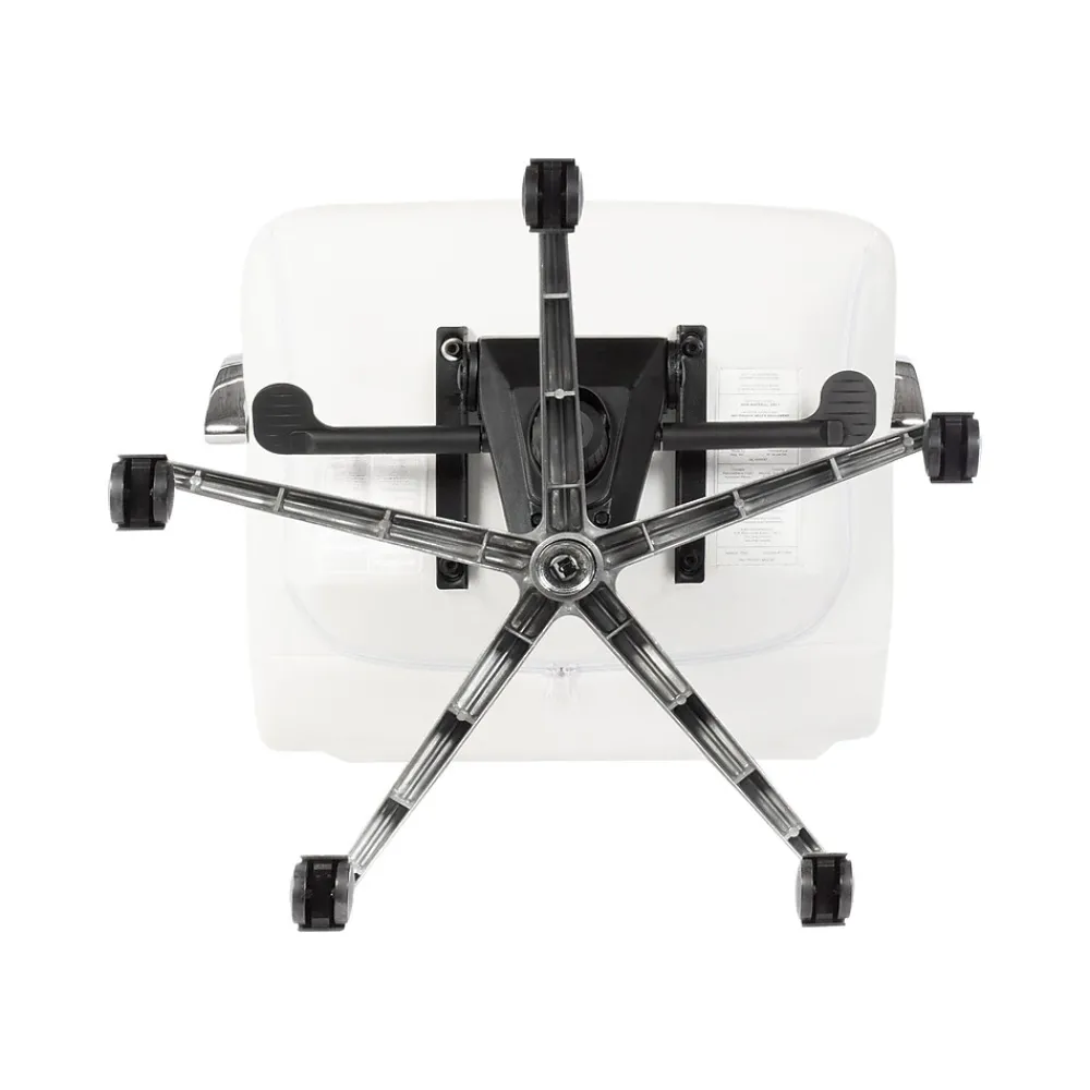Office Chairs*Gry Mattr Capsule Ergonomic Faux Leather Swivel Task Chair, White (GMCC-00852)