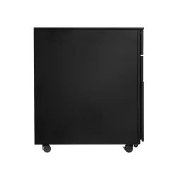 File Cabinets*Gry Mattr 3-Drawer Mobile Vertical File Cabinet, Letter/Legal Size, Lockable, 23.62